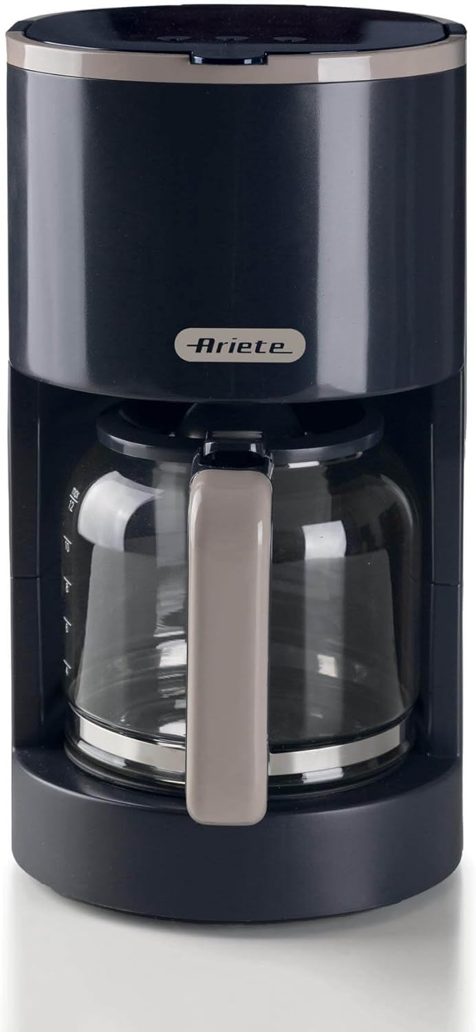 قهوه ساز آریته ایتالیا مدل ARIETE 1394 - سورمه‌ای - ۱.۵ لیتر - فیلتر دائمی